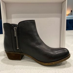 Lucky Brand black ankle boots
